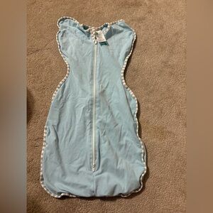 Love to Dream Swaddle Up Original in Light Blue and Gray